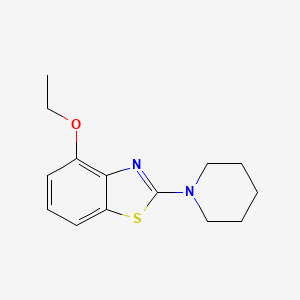 molecular formula C14H18N2OS B6500411 4-ethoxy-2-(piperidin-1-yl)-1,3-benzothiazole CAS No. 862977-08-0