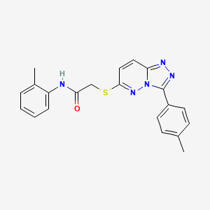 N-(2-methylphenyl)-2-{[3-(4-methylphenyl)-[1,2,4]triazolo[4,3-b]pyridazin-6-yl]sulfanyl}acetamide