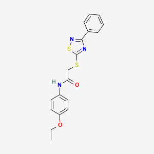 N-(4-ethoxyphenyl)-2-[(3-phenyl-1,2,4-thiadiazol-5-yl)sulfanyl]acetamide