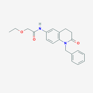 molecular formula C20H22N2O3 B6500999 N-(1-benzyl-2-oxo-1,2,3,4-tetrahydroquinolin-6-yl)-2-ethoxyacetamide CAS No. 955220-47-0