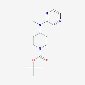molecular formula C15H24N4O2 B6501168 tert-butyl 4-[methyl(pyrazin-2-yl)amino]piperidine-1-carboxylate CAS No. 1420807-06-2