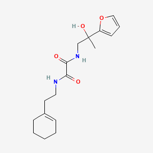 molecular formula C17H24N2O4 B6501948 N'-[2-(cyclohex-1-en-1-yl)ethyl]-N-[2-(furan-2-yl)-2-hydroxypropyl]ethanediamide CAS No. 1396707-38-2