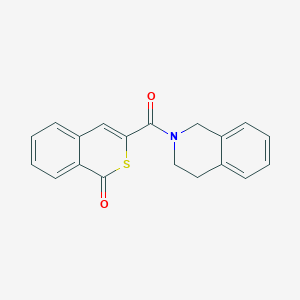 molecular formula C19H15NO2S B6502211 3-(1,2,3,4-tetrahydroisoquinoline-2-carbonyl)-1H-isothiochromen-1-one CAS No. 951897-00-0