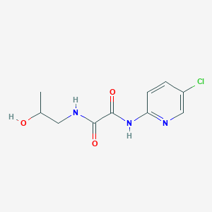B6502536 N'-(5-chloropyridin-2-yl)-N-(2-hydroxypropyl)ethanediamide CAS No. 1014086-51-1