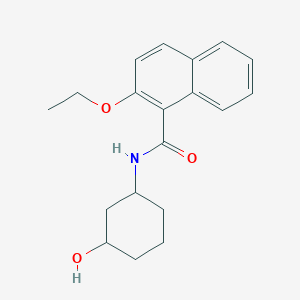 2-ethoxy-N-(3-hydroxycyclohexyl)naphthalene-1-carboxamide