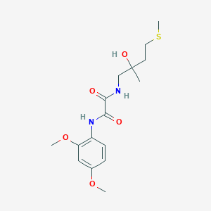 molecular formula C16H24N2O5S B6503373 N'-(2,4-dimethoxyphenyl)-N-[2-hydroxy-2-methyl-4-(methylsulfanyl)butyl]ethanediamide CAS No. 1396889-09-0