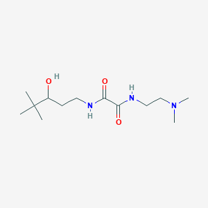 molecular formula C13H27N3O3 B6503414 N-[2-(dimethylamino)ethyl]-N'-(3-hydroxy-4,4-dimethylpentyl)ethanediamide CAS No. 1396877-22-7