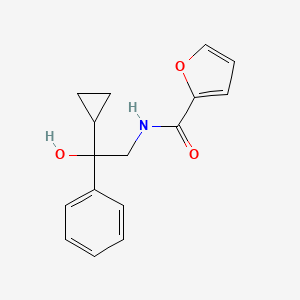 molecular formula C16H17NO3 B6503668 N-(2-cyclopropyl-2-hydroxy-2-phenylethyl)furan-2-carboxamide CAS No. 1421466-98-9