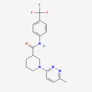 1-(6-methylpyridazin-3-yl)-N-[4-(trifluoromethyl)phenyl]piperidine-3-carboxamide