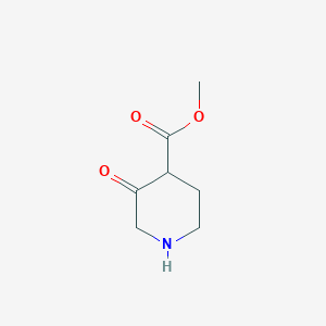 molecular formula C7H11NO3 B065053 3-氧代哌啶-4-羧酸甲酯 CAS No. 179023-37-1