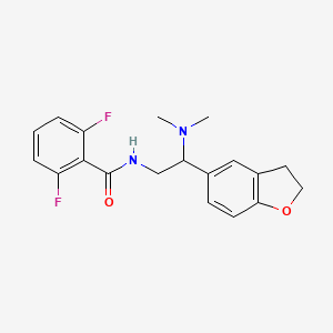 N-[2-(2,3-dihydro-1-benzofuran-5-yl)-2-(dimethylamino)ethyl]-2,6-difluorobenzamide