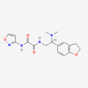 molecular formula C17H20N4O4 B6505653 N'-[2-(2,3-dihydro-1-benzofuran-5-yl)-2-(dimethylamino)ethyl]-N-(1,2-oxazol-3-yl)ethanediamide CAS No. 1428367-34-3
