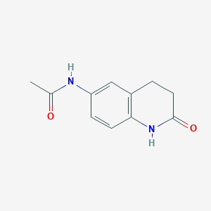 molecular formula C11H12N2O2 B6505779 N-(2-oxo-1,2,3,4-tetrahydroquinolin-6-yl)acetamide CAS No. 22246-14-6