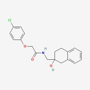 2-(4-chlorophenoxy)-N-[(2-hydroxy-1,2,3,4-tetrahydronaphthalen-2-yl)methyl]acetamide