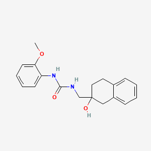 molecular formula C19H22N2O3 B6506600 1-[(2-hydroxy-1,2,3,4-tetrahydronaphthalen-2-yl)methyl]-3-(2-methoxyphenyl)urea CAS No. 1421483-02-4