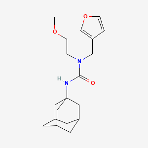1-(adamantan-1-yl)-3-[(furan-3-yl)methyl]-3-(2-methoxyethyl)urea