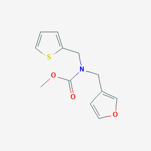 methyl N-[(furan-3-yl)methyl]-N-[(thiophen-2-yl)methyl]carbamate
