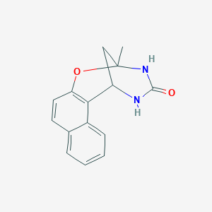 13-methyl-12-oxa-14,16-diazatetracyclo[11.3.1.0^{2,11}.0^{3,8}]heptadeca-2,4,6,8,10-pentaen-15-one