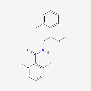 molecular formula C17H17F2NO2 B6507234 2,6-difluoro-N-[2-methoxy-2-(2-methylphenyl)ethyl]benzamide CAS No. 1448066-77-0