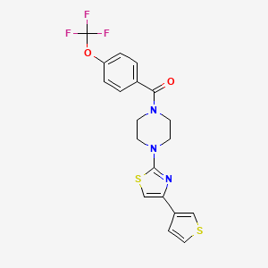 Methanone, [4-[4-(3-thienyl)-2-thiazolyl]-1-piperazinyl][4-(trifluoromethoxy)phenyl]-