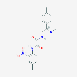 molecular formula C20H24N4O4 B6507496 N'-[2-(dimethylamino)-2-(4-methylphenyl)ethyl]-N-(4-methyl-2-nitrophenyl)ethanediamide CAS No. 941932-58-7