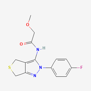 N-[2-(4-fluorophenyl)-2H,4H,6H-thieno[3,4-c]pyrazol-3-yl]-2-methoxyacetamide