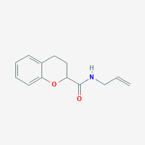 B6508728 N-(prop-2-en-1-yl)-3,4-dihydro-2H-1-benzopyran-2-carboxamide CAS No. 68281-62-9