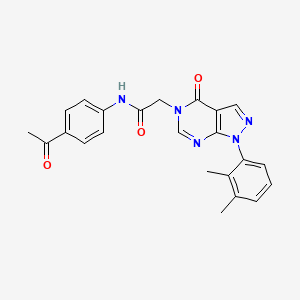 N-(4-acetylphenyl)-2-[1-(2,3-dimethylphenyl)-4-oxo-1H,4H,5H-pyrazolo[3,4-d]pyrimidin-5-yl]acetamide