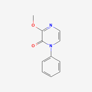 molecular formula C11H10N2O2 B6508912 3-methoxy-1-phenyl-1,2-dihydropyrazin-2-one CAS No. 130879-27-5