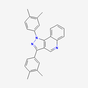 1,3-bis(3,4-dimethylphenyl)-1H-pyrazolo[4,3-c]quinoline