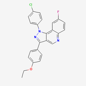 1-(4-chlorophenyl)-3-(4-ethoxyphenyl)-8-fluoro-1H-pyrazolo[4,3-c]quinoline
