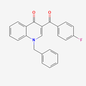 molecular formula C23H16FNO2 B6509583 1-benzyl-3-(4-fluorobenzoyl)-1,4-dihydroquinolin-4-one CAS No. 904432-91-3