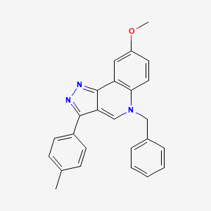 5-benzyl-8-methoxy-3-(4-methylphenyl)-5H-pyrazolo[4,3-c]quinoline