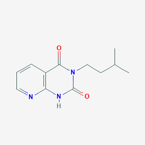 3-(3-methylbutyl)-1H,2H,3H,4H-pyrido[2,3-d]pyrimidine-2,4-dione