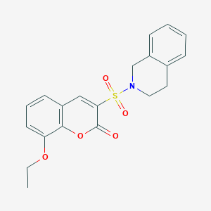 8-ethoxy-3-(1,2,3,4-tetrahydroisoquinoline-2-sulfonyl)-2H-chromen-2-one