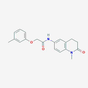 molecular formula C19H20N2O3 B6511464 N-(1-methyl-2-oxo-1,2,3,4-tetrahydroquinolin-6-yl)-2-(3-methylphenoxy)acetamide CAS No. 921999-73-7