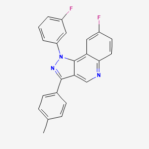 8-fluoro-1-(3-fluorophenyl)-3-(4-methylphenyl)-1H-pyrazolo[4,3-c]quinoline