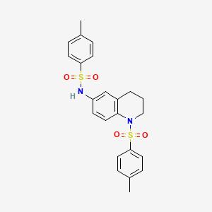 4-methyl-N-[1-(4-methylbenzenesulfonyl)-1,2,3,4-tetrahydroquinolin-6-yl]benzene-1-sulfonamide