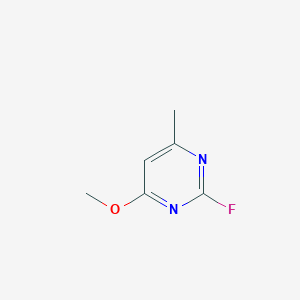 B065122 2-Fluoro-4-methoxy-6-methylpyrimidine CAS No. 184590-44-1