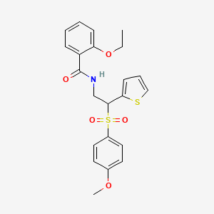 2-ethoxy-N-[2-(4-methoxybenzenesulfonyl)-2-(thiophen-2-yl)ethyl]benzamide