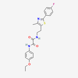 N'-(4-ethoxyphenyl)-N-{2-[2-(4-fluorophenyl)-4-methyl-1,3-thiazol-5-yl]ethyl}ethanediamide