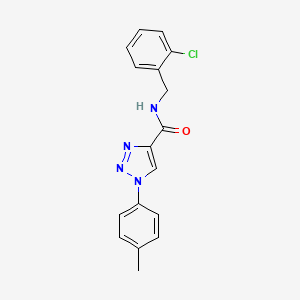 N-[(2-chlorophenyl)methyl]-1-(4-methylphenyl)-1H-1,2,3-triazole-4-carboxamide