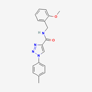 N-[(2-methoxyphenyl)methyl]-1-(4-methylphenyl)-1H-1,2,3-triazole-4-carboxamide