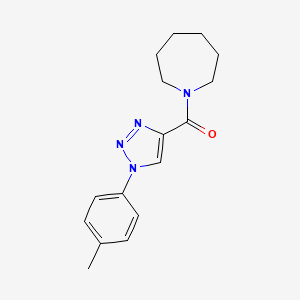 molecular formula C16H20N4O B6512525 1-[1-(4-methylphenyl)-1H-1,2,3-triazole-4-carbonyl]azepane CAS No. 951597-93-6