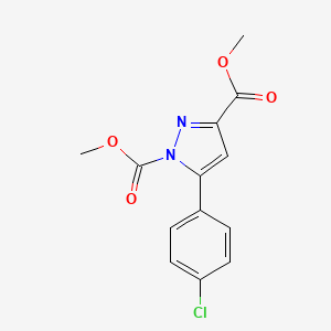 1,3-dimethyl 5-(4-chlorophenyl)-1H-pyrazole-1,3-dicarboxylate