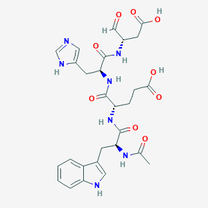 molecular formula C28H33N7O9 B065129 Ac-WEHD-CHO CAS No. 189275-71-6