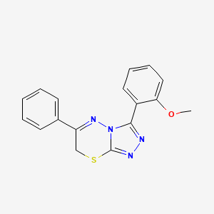 3-(2-methoxyphenyl)-6-phenyl-7H-[1,2,4]triazolo[3,4-b][1,3,4]thiadiazine