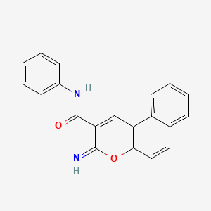 3-imino-N-phenyl-3H-benzo[f]chromene-2-carboxamide