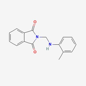 molecular formula C16H14N2O2 B6513083 2-{[(2-methylphenyl)amino]methyl}-2,3-dihydro-1H-isoindole-1,3-dione CAS No. 116594-84-4