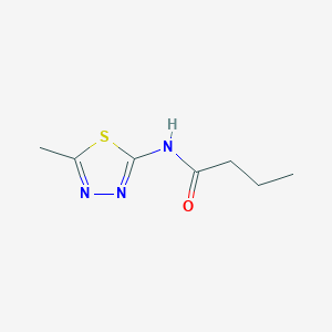 N-(5-methyl-1,3,4-thiadiazol-2-yl)butanamide